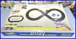 Hot Wheels Electric Racing Twin MILL Challenge Slot Car Set #90996 Sealed Tyco