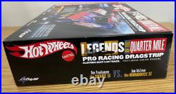Hot Wheels Mattel Auto World Legends Quarter Mile Snake Mongoose Slot Cars Track