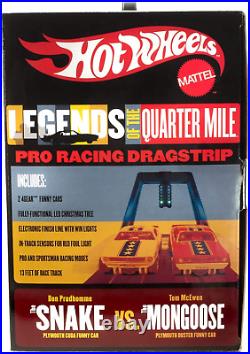 Hot Wheels Slot Car Racing Set Snake Vs. Mongoose13 Foot Vintage Slot Race Track