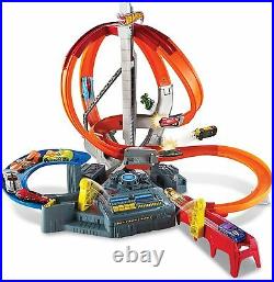 Hot Wheels Spin Storm Track Big Set Ages 4+ New Toy Play Boys Girls Fun Large