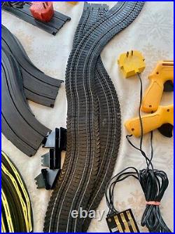Huge Lot Aurora AFX Track Controllers Guard Rails Supports 1971-75 Flex Curve