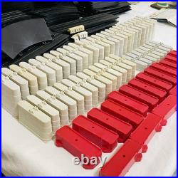 Huge Lot Tyco HO Slot Car 94 Tracks, 76 Raisers/supports, Guardrails + Untested