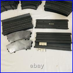 Huge Lot Tyco HO Slot Car 94 Tracks, 76 Raisers/supports, Guardrails + Untested