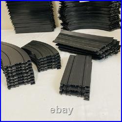 Huge Lot Tyco HO Slot Car 94 Tracks, 76 Raisers/supports, Guardrails + Untested