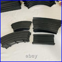 Huge Lot Tyco HO Slot Car 94 Tracks, 76 Raisers/supports, Guardrails + Untested