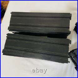 Huge Lot Tyco HO Slot Car 94 Tracks, 76 Raisers/supports, Guardrails + Untested