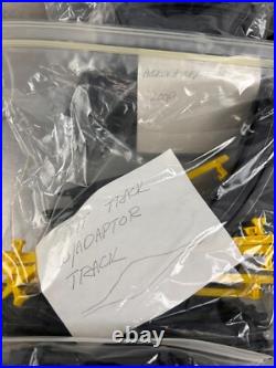 Huge Tyco Slot Car Track Pieces Several Sets HO Scale Loops Curves Straight Lot