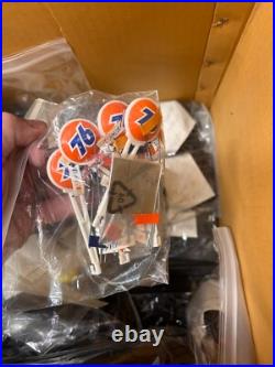 Huge Tyco Slot Car Track Pieces Several Sets HO Scale Loops Curves Straight Lot