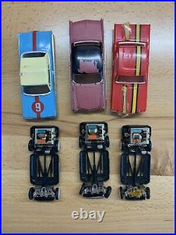 IDEAL MOTORIFIC G. T. O. Torture Track Slot Car Track with Original Box & Three Cars