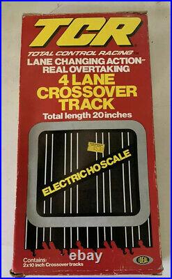 IDEAL TCR 4 Lane Crossover Track (2) iOriginal Package 4 -10 Vintage 1980