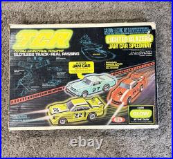 Ideal TCR Super Jam Can Am Race Set 1979 Slotless Track Complete In Box Vintage