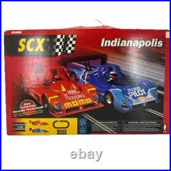 Irwin SCX Indianapolis Formula 1 Slot Car Racing Track NASCAR Complete D6