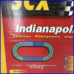 Irwin SCX Indianapolis Formula 1 Slot Car Racing Track NASCAR Complete D6