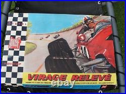 Jouef 1960's Virage Releve Banked Curved Track Set Slot Used Boxed