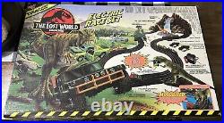 Jurassic Park Slot Car Race Set The Lost World with Cars Complete Rare