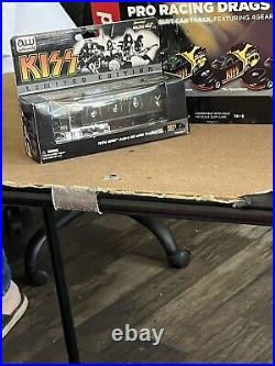 KISS PRO RACING DRAGSTRIP SLOT CAR TRACK plus 2 LTM EDITION KISS RIGS