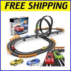 Kids' Slot Car Track with Hand Controllers