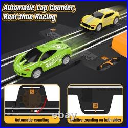 Kids' Slot Car Track with Hand Controllers