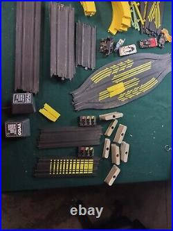 LARGE VINTAGE TYCO SLOT CAR TRACK LOT Includes A-Team Pieces