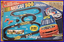 LIFE-LIKE RACING NASCAR 500 SLOT CAR SET #9528 HO Scale 1995 -2 CARS #24 & #6