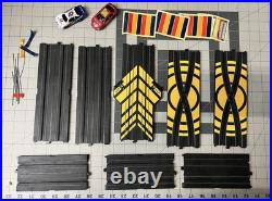 LIFE-LIKE Slot Car TRACK w Cars Power & Loop Tested Working 84+ Piece Big Lot HO