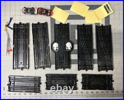 LIFE-LIKE Slot Car TRACK w Cars Power & Loop Tested Working 84+ Piece Big Lot HO LIFE-LIKE Slot Car TRACK w Cars Power & Loop Tested Working 84+ Piece Big Lot HO