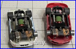 LIFE-LIKE Slot Car TRACK w Cars Power & Loop Tested Working 84+ Piece Big Lot HO