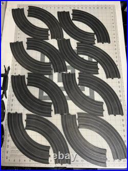 LIFE-LIKE Slot Car TRACK w Cars Power & Loop Tested Working 84+ Piece Big Lot HO