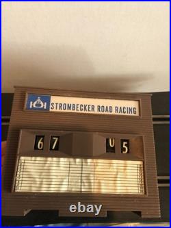 LOT of Strombecker Slot Car Track Plus Road Racing Lap Counter READ #UPST
