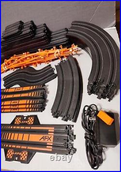 Large Lot Of Tomy Afx Ho Slot Car Track Set