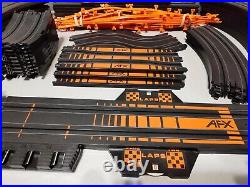 Large Lot Of Tomy Afx Ho Slot Car Track Set