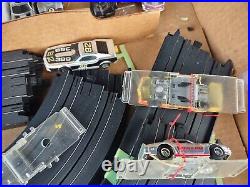 Large Lot Of Tyco Cars &Snake Track Set Parts