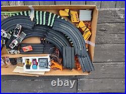 Large Lot Of Tyco Cars &Snake Track Set Parts