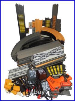 Large Lot Tyco HO & Ideal 70's Slot Car Track & Controllers Power Pack Adapters Large Lot Tyco HO & Ideal 70's Slot Car Track & Controllers Power Pack Adapters