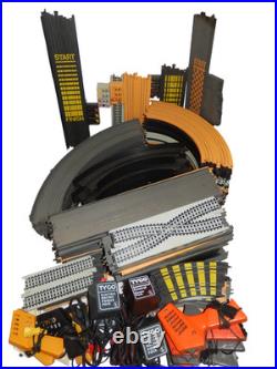 Large Lot Tyco HO & Ideal 70's Slot Car Track & Controllers Power Pack Adapters