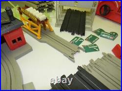 Large Lot Vintage Tyco Tracks, Buildings, Cars, Power Controls, Much More 61 PCS