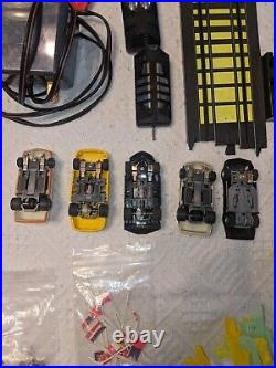 Large Lot of Vintage Tyco HO Slot Cars (5 Running), Tracks, & Parts (Plus Extras)