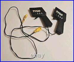 Large Tyco HO Slot Car Track Lot 35+ Pcs 15 Straights Hazard Crossing Squeeze