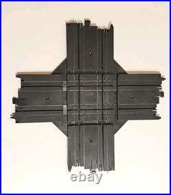 Large Tyco HO Slot Car Track Lot 35+ Pcs 15 Straights Hazard Crossing Squeeze