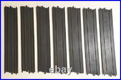 Large Tyco HO Slot Car Track Lot 35+ Pcs 15 Straights Hazard Crossing Squeeze