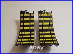 Large Tyco HO Slot Car Track Lot 35+ Pcs 15 Straights Hazard Crossing Squeeze
