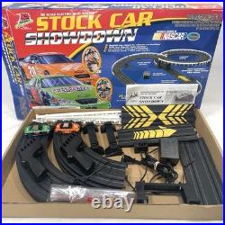 Life-Like HO Scale NASCAR Stock Car Showdown Slot Track Tony Stewart vs JJ Yeley