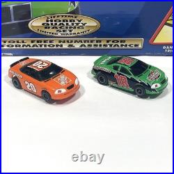 Life-Like HO Scale NASCAR Stock Car Showdown Slot Track Tony Stewart vs JJ Yeley