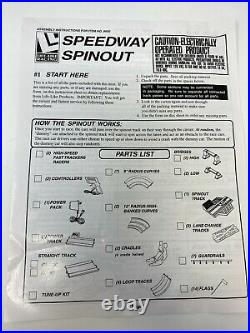 Life-Like HO Scale Spinout Speedway Set Track 2 Cars + Dummy Car