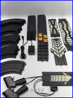 Life-Like HO Slot Car High Voltage Speedway Track Set Glow In Dark withCars NO BOX
