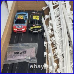 Life-Like NASCAR 500 Legends Series #9540 HO Slot Car Race Set Tested Works