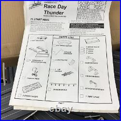 Life-Like Nascar Race Day Thunder Stock Car HO Scale Slot Track with 2 Cars