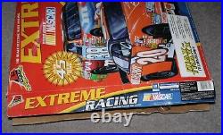 Life Like Slot Car Track Set Complete NASCAR Extreme Racing Tony Stewart Sadler