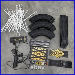 Life Like Slot NASCAR Car Racing 3 Cars + Controllers Tracks & Parts As Is