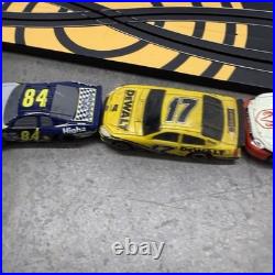 Life Like Slot NASCAR Car Racing 3 Cars + Controllers Tracks & Parts As Is